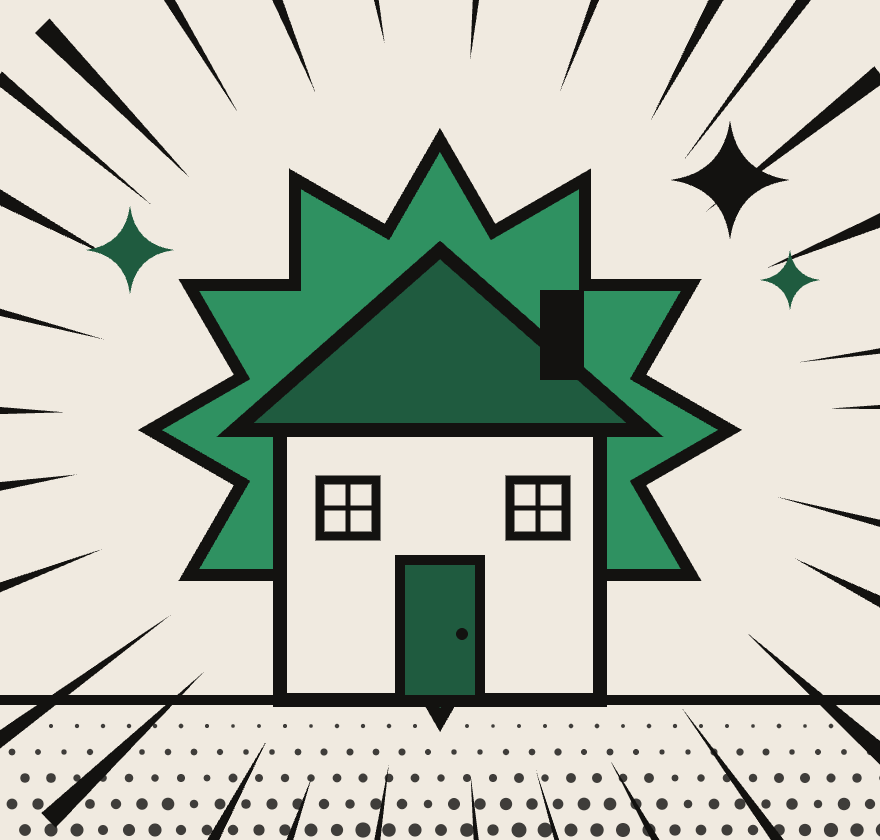 Illustration: the casa — a house